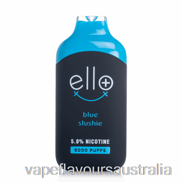 Vape Australia BLVK ELLO Plus 6000 Disposable Blue Slushie Ice